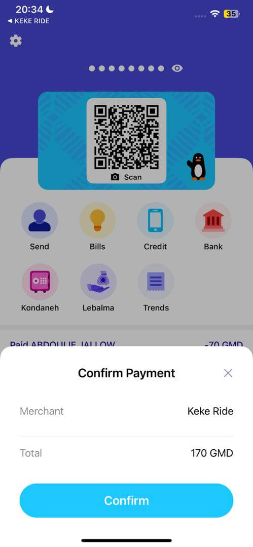 Pay with Wave